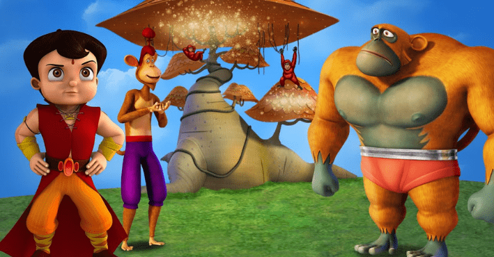 Super Bheem - A Super Monkey living under a Tree